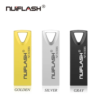 Metallist USB flash Drive on pen-drive-USB 2.0 pendrive 64GB 32GB 16GB Flash 4GB Memory Stick võtmehoidja 128GB U disk Loomingulised kingitused
