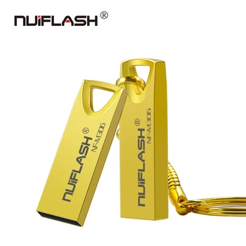 Metallist USB flash Drive on pen-drive-USB 2.0 pendrive 64GB 32GB 16GB Flash 4GB Memory Stick võtmehoidja 128GB U disk Loomingulised kingitused