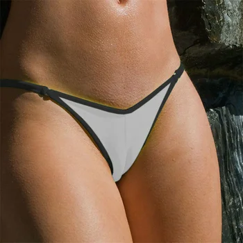 Micro bikini tanga mujer supelrõivad bikinis biquini tankini seksikas naistepesu thong Kandid Kontrasti V kuju Väike kolmnurk lihtne spa