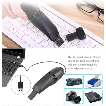 Mini Arvuti Vaakum USB Klaviatuuri Puhastaja ARVUTI Sülearvuti Pintsel Tolmu Puhastus Kit