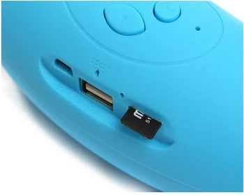 Mini Bluetooth Kõlar Traadita Handfree Kantavate Kivide Heli Väljas Jalgpalli 5 Corlors Ragbi Boombox TF Koos Mic X6