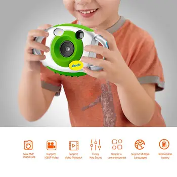 Mini Cute Cartoon Lapsed on Kaamera, HD Ekraan, Digitaalne Video Salvesti Projektsioon Videokaamera Mänguasjad Lastele Sünnipäeva Kingitus KUUM