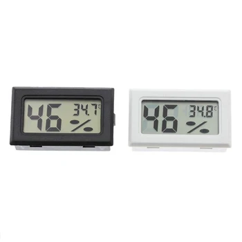 Mini Digitaalne LCD Termomeeter Hygrometer Temperatuur Siseruumides Mugav Temperatuuri Andur Niiskus Meetri Näidik Vahendite Kaabel 621