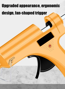 Mini Hot Glue Gun 50W Kõrge Temperatuur lipit DIY Käsitöö, Projektid, Kiire Kodus Remonti Creative Arts, 2tk Liimi Pulgad