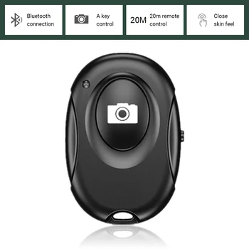 Mini Kaasaskantav Bluetooth Kaugjuhtimispult Kaamera Traadita Selfie Katiku Juhtida IPhone/Android Teha Fotosid Ja Videoid, Hands-Free
