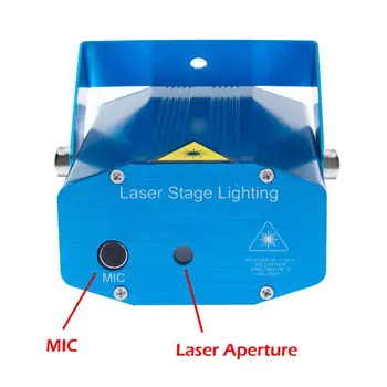 Mini Remote Portable Punane Roheline Meteoor Dušš Projektor Laseri Valgus DJ Kodu Xmas Party Puhkus Näitavad LED-Etapi Valgustus