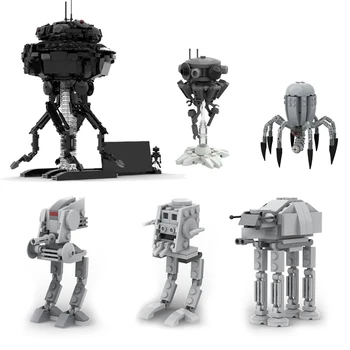 Mini Robot Ruumi Sõda Droideka Hävitaja Droidals Kääbus Spider Suletud Imperial Kloon Kell dp Walker ehitusplokk Mänguasi lastele
