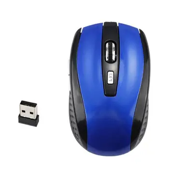 Mini Sinine USB Juhtmeta Hiir, 2000DPI Reguleeritav Vastuvõtja Optilise Arvuti Gaming Mouse 2.4 GHz Ergonoomilised Hiired, Laptop ARVUTI Hiir
