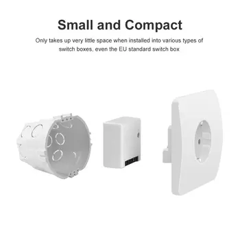 Mini Smart Switch DIY Väike Kahel Viisil pult WIFI Lüliti Kontrolli Ewelink APP Töö Koos Alexa Google Kodu
