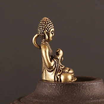 Mini Tahke Vask Buddha Kuju, Ornament, Kääbus Kujukeste Home Office Decor