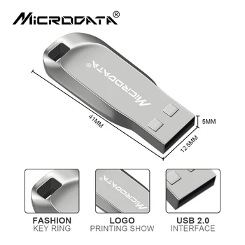 Mini USB Flash Drive Kõrge Kvaliteedi 32GB 64GB Värvikas Väike U Disk Pendrive 4GB 8GB 16GB Pen Drive U Stick Memory Stick