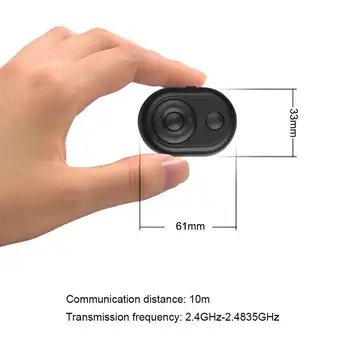 Mini Wireless Bluetooth Remote Shutter Töötleja Nuppu Vabastage Päästik Kaamera iseavaja Kinni Selfie Telefoni Kinni Pho J7P1