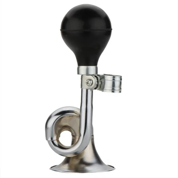 Mitte-Elektroonilise Trompet Valju Jalgratta Tsükli Bike Bell Retro Vintage Pasun Hooter Horn silver 132759