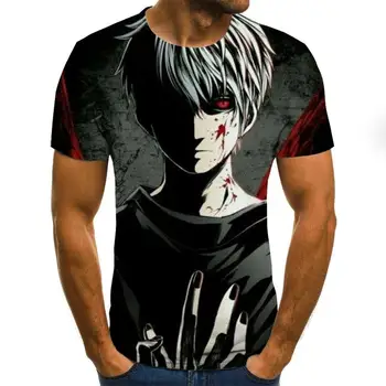 Moda verão 3d impresso camiseta masculina/feminina harajuku camiseta de manga curta engraçado camisa de individualidade t-särk