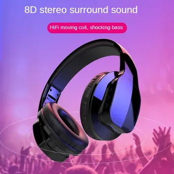 Moe Uus Juhtmeta Bluetooth-Peakomplekti Gamer Sport Kõrvaklapid koos Mic-SD-Kaart, Kõrvaklapid, iPhone Xiaomi Earbuds Üle Kõrva
