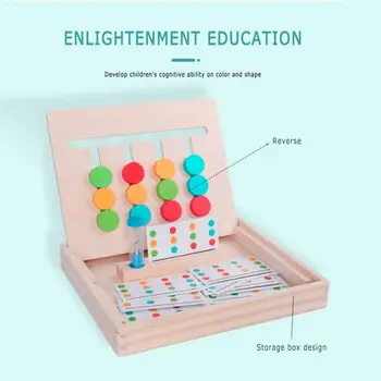 Montessori Mänguasja Õpetuse Lapsed Nelja värvi Mäng Valgustatuse Loogilist Mõtlemist Orientatsioon Koolitus, Haridus Mänguasjad Lastele