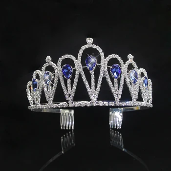 Mood Crystal Crown Lady Tüdruk, Juuksed Tarvikud Hõbe Pinnatud Kuld Headdress Pruut Pulm Kingitus Juuksed Ehted