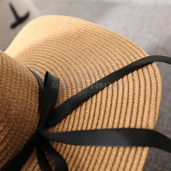 Mood Lihtne Kokkupandav Lai Nokk Floppy Tüdrukud Straw Hat Päike Müts Beach Naiste Suvine Müts UV Kaitseks Reisi ühise Põllumajanduspoliitika Lady ühise Põllumajanduspoliitika Naine