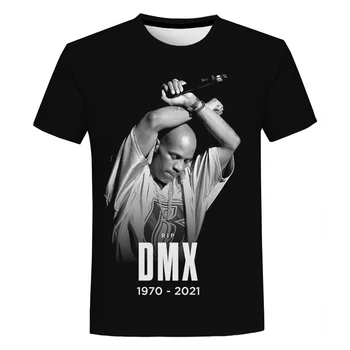 Mood Uusi DMX 3D Trükitud T-Särk Unisex Suve Tänav, Hip-Hop Mugav Tops Meeste ja Naiste Vabaaja Streetwear Ülepaisutatud T-särk 26048