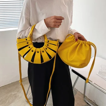 Mood Õõnes välja Rahakotid Käekotid Naistele Õla Crossbody Kotid 2021 Uus Luksuslik Disainer Daamid Messenger Kotid Kõrge Kvaliteediga