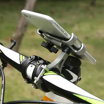 Mootorratta Bike Telefoni Omanik Alumiinium Anti-slip Jalgratta 360 Kraadise Pöörde Mobile mobiili Lenkstangi Clip Mount Seista