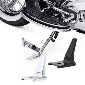 Mootorratta Seista Pikendamise Komplekt Kroom/must jalg jaoks Harley Davidson FLST 07-17