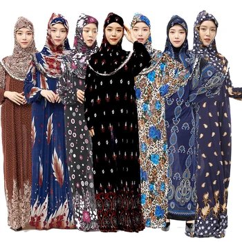 Moslemi Abaya Hijab Kleit Islami Ropa Araabia, Lähis-Ida ja Türgi Ramadan Maroko seal kaftan AÜE Omaan Palve Varustus Pluss Suurus Aafrika 104468