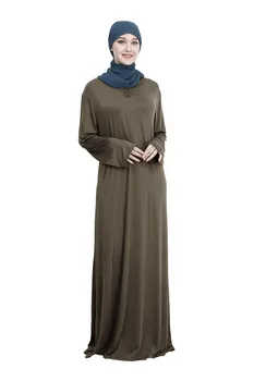 Moslemi Abaya Palve Rõivas Kleit Naiste Kauhtana Djellaba Ramadan Musulman Seal Kaftan Pikad Varrukad Islami Riided Palve Hijab Kleit 92319