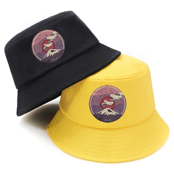 Mount Fuji Harajuku Prindi Kopp Mütsid Suvel Streetwear Hip-Hop Kalamehe ühise Põllumajanduspoliitika 2020. Aasta Naine Mees Päikesevarju Vabaaja Panama Kopp Müts