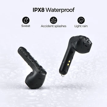 Mpow MX1 Tõsi, Traadita Earbuds 4 Mic Bluetooth TWS Sport Kõrvaklapid ipx8-ga-Veekindel USB-C Laadimine 35h Mänguaeg Telefoni