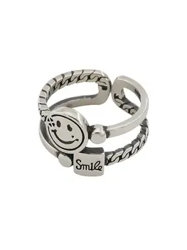 MrZMsZ Vintage Smiley Rõngad Naiste Minimalistlik Mood Ehteid 2021 Trendikas Reguleeritav Avatud Ring, Kes Armastavad Kingitus Tarvikud