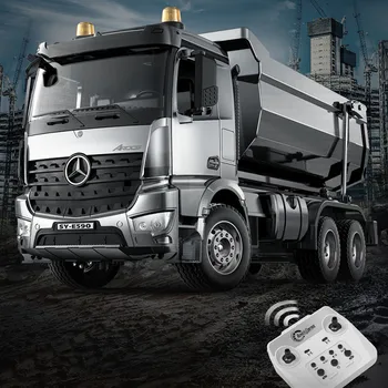 Multi-Funktsionaalne Dump Truck 2.4 G 30KG Laadimise Suured, Programmeerimine, Lift, Inseneri Sõiduki Muusika Esitulede Mõju Kingitused