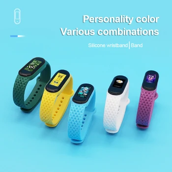 Multi-värvi Käepaela Manus Sport WristStrap Bänd Teemant Muster Asendamine Wristbands ühildub Xiaomi Mi Band 5