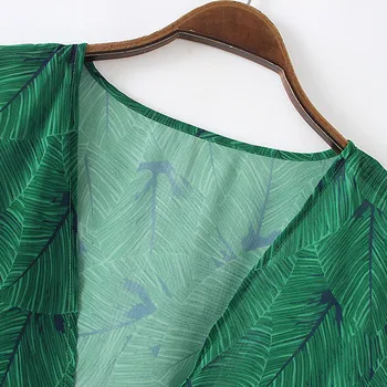 Multicolors Naiste Blusas Sifonki Õie Printida Kimono Jakk Lahti Poole Varruka Salli Keebid Boho Bohemian Katta Kuni Camisas 2021
