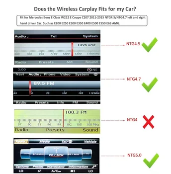 Multifunktsionaalne Auto Raadio Traadita Apple Carplay Liides Kasti Mercedes C-Klassi W205 Glc X253 Dvd Multimeedia Android