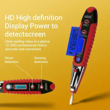 Multifunktsionaalne Ohutuse Andur Toodete Elektrik Display LED Voltmeeter Pliiats Detektor Pen Valgustus, Digitaalne Tester Katse T Q6J5