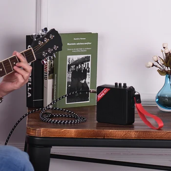 Muslady MS-5 Kaasaskantav Mini Kitarri Võimendi Võimendi Kõlari 5W Toetavad BT Ühendus, mille Memoey Kaardi Pesa, Kõrvaklappide Väljund