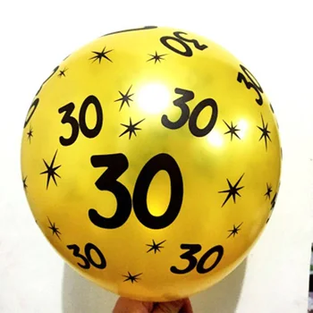 Must Kuld 30 40 50 Aastat Lateks Õhupallid 12 Tolline Paksenema Täiskasvanud Õhu Pallid Pool Kaunistused Sünnipäevaks