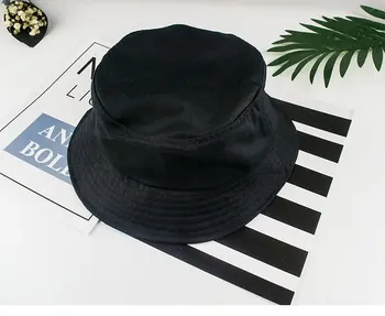 Must-Valge Tahke aine, Kopp Müts Unisex Bob Mütsid Hip-Hop Gorros Mehed naised Suvel Panama ühise Põllumajanduspoliitika Rand, Päike Kalapüügi boonie Hat