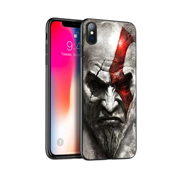 Must tpü case for iphone 5 5s SE 2020 6 6s 7 8 plus x 10 juhul silikoon kate iphone XR, XS 11 pro MAX juhul God of War Kratos