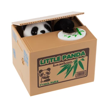 Mänguasi Raha Kastid Notsu Pangad Mündi Looma-Panga Raha Kastid Cartoon Automaatne Varastas Mündid Hoiukarpi Lapsed Mänguasjad Home Decor Panda Kass
