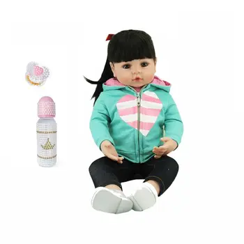 Mänguasi terve keha silikoon veekindel vanni mänguasi populaarne uuestisündinud väikelapse bebe beebi nukud nukk uuestisündinud tõetruu kingitus pearl pudel