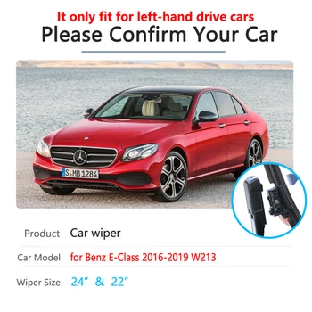 Mõeldud Mercedes Benz E-Klass E-Klass W213 S213 2016 2017 2018 2019 Auto harjadega Tuuleklaasi Kojamehed Auto Kaubad 138917