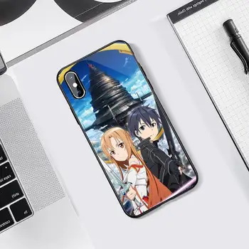 Mõõk Art Online SAO Anime, Manga Telefon Case for iPhone Samsung Märkus S A 6 7 8 9 10 20 51 11 12 Pro XS MAX S Plus X-XR Ultra