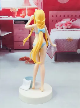 Mõõtmed on 23cm Anime Mõõk Art Online Asuna Yuuk Sinon Alice Kirigaya Suguha hommikumantel ver joonis mänguasi