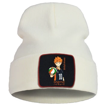 Mütsid Haikyuu 2021 Hip-Hop Mehed Sügisel Kootud Mütsid Soe Street Naiste Talvine Müts Cotoon Mood Ski Mütsid Poistele