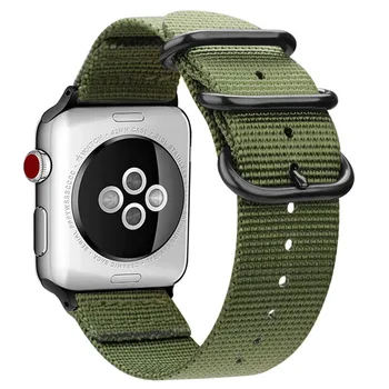 NATO rihm Apple watch 5 esiliistu 44mm 40mm iWatch bänd 42mm 38mm Sport Nailon käevõru watch rihm Apple vaata 4 3 2 1 42/38 mm