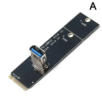 NGFF M. 2 USB 3.0 Üleandmise Kaardi M2 USB3.0 Adapter Ärkaja Kaevandaja ETH Kaart PCI-E Kaevandamise Litecoin Jaoks Bitcoin V4F8