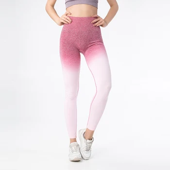 NHKDSASA Seksikas Naiste Õmblusteta Fitness Legging Bubble Butt Push Up Fitness Pikad Püksid Kõrge Vöökoht Mujer Tie Dye Säärised 2021