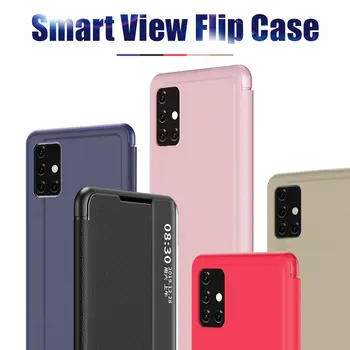Nahast Smart Mirror Telefoni Puhul Huawei Honor P30 P40 Lite P20 Luksus Luuk Jaoks Mate 40 30 20 Pro Plus 10 P Smart Z 2019 127383